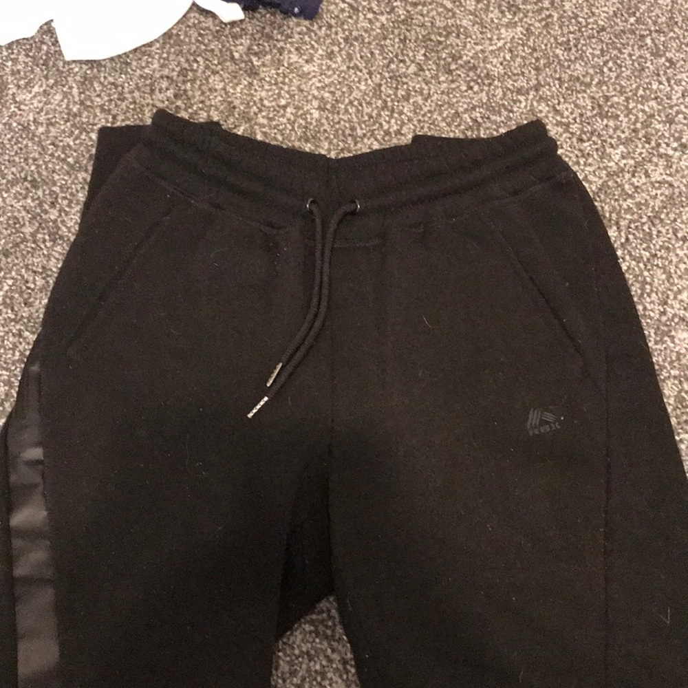 Black Reebok sweats